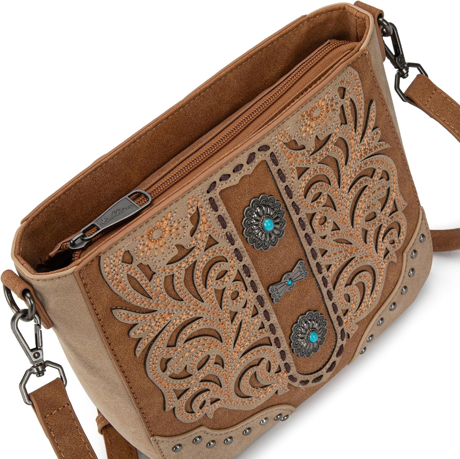 Montana West Crossbody Bags for Women Western Tooled Embroidered Purse