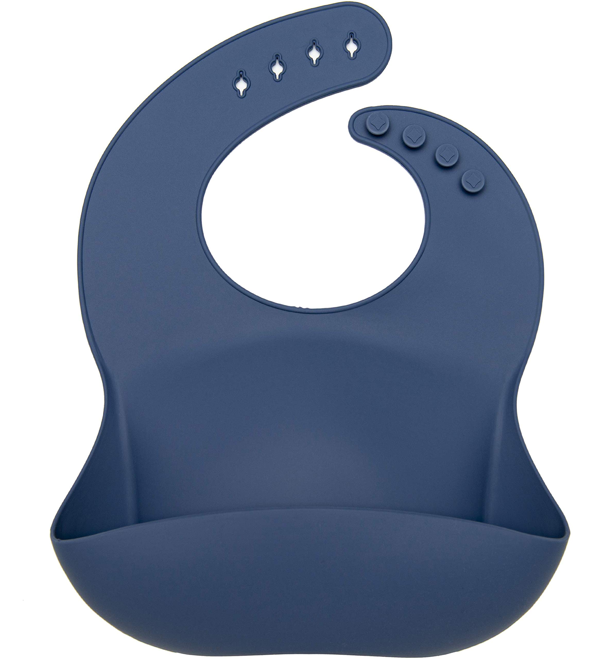 Loulou Lollipop Soft, Waterproof Silicone Feeding Bib