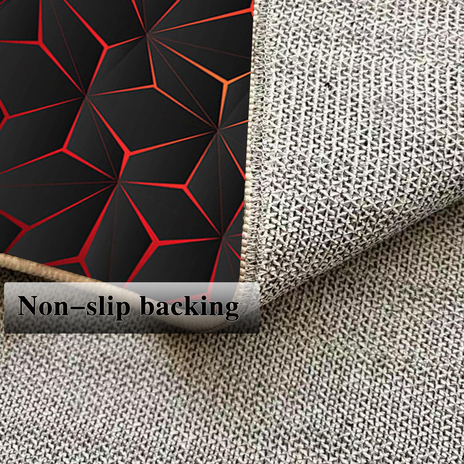 Tappetino antiscivolo per sedia da gioco, 100 x 140 cm, protezione per pavimenti duri, per gaming, ufficio, soggiorno e camera da letto, tappetino da scrivania per giocatori e professionisti