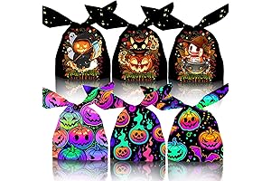 Exquisite Ghostly Pumpkin Mini Halloween Party Favor Bags