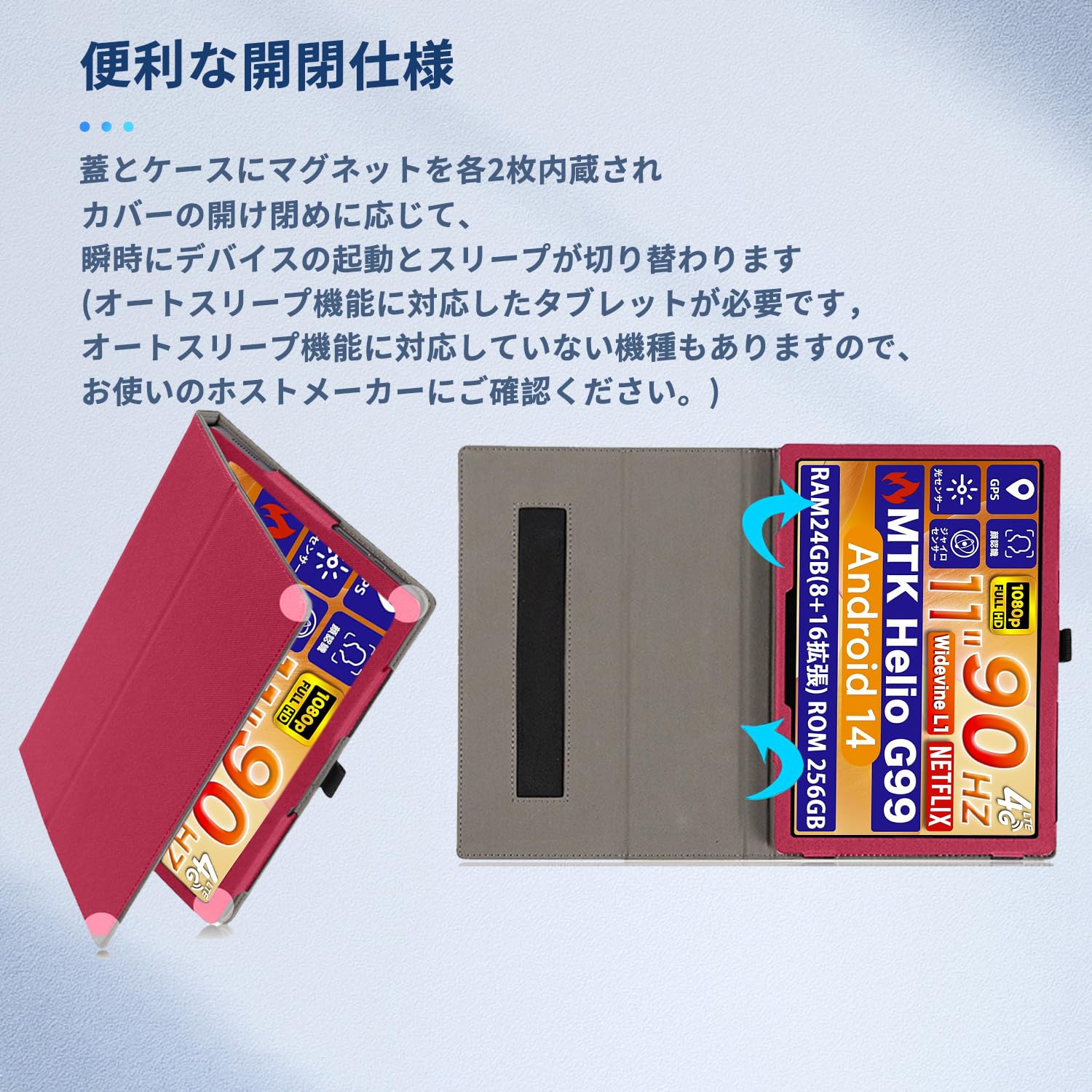 Amazon.co.jp: For AvidPad A90S 用 ケース カバー 保護ケース 保護