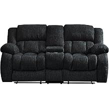 Global Furniture USA 250 Ebony Console Reclining LOVESEAT