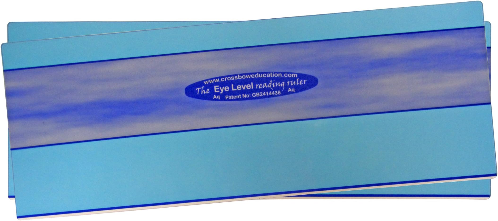 2x Aqua Duo Window Reading Ruler