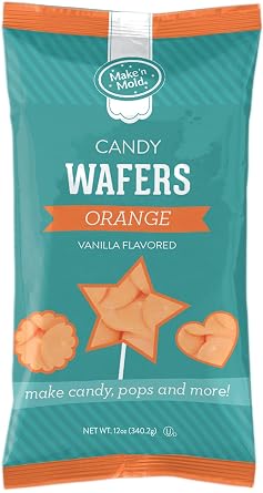 Maken Mold Orange Vanilla Flavored Candy Wafers 12oz