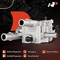 Vista 7 de A-Premium Termostato refrigerante de aluminio mejorado y conjunto de carcasa con sensor y junta tórica compatible con Chevy Cruze 2011-2016 1.8L