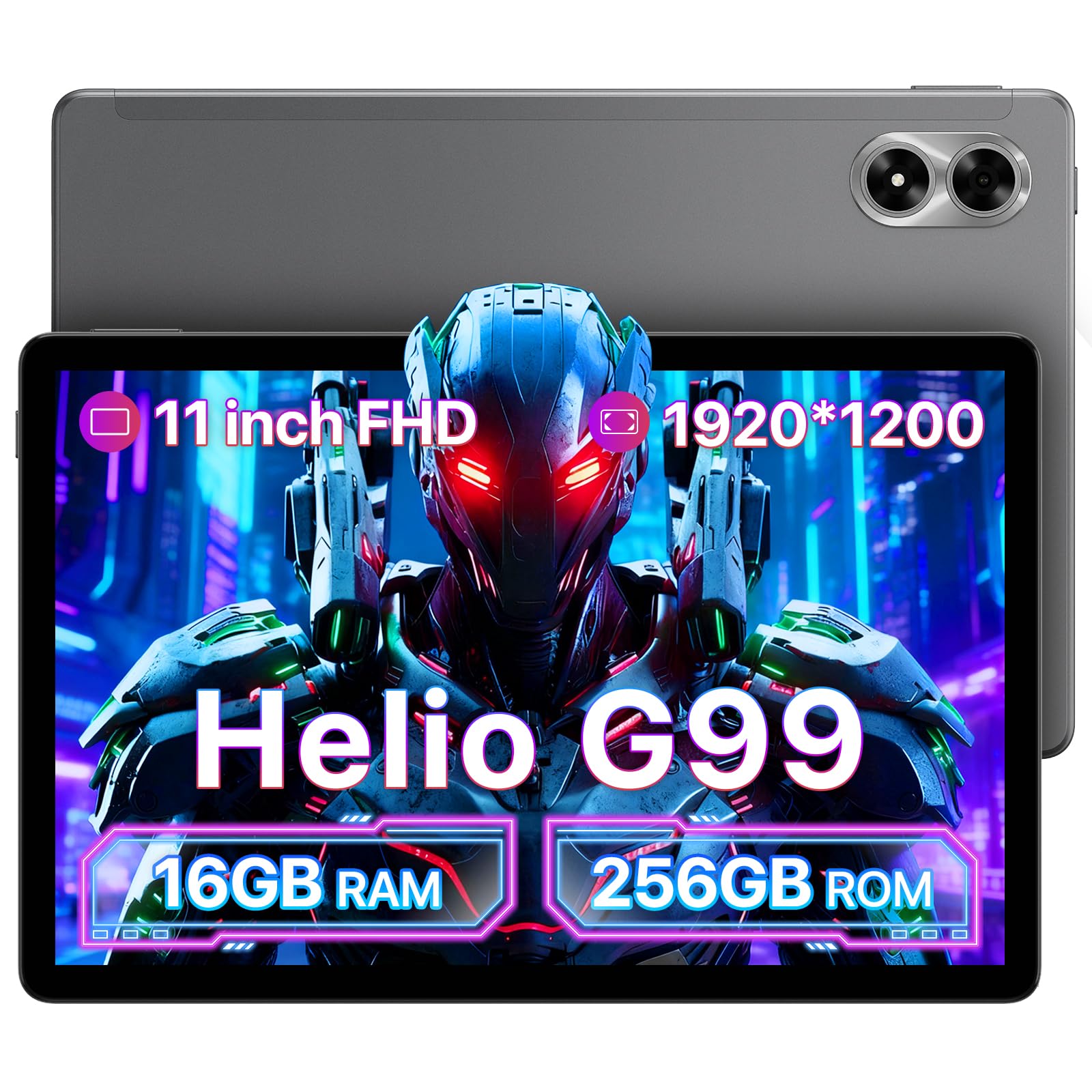 UMIDIGI Tablet 16GB RAM+256GB ROM G99 Octa-Core Android Tableta for Gaming,1920x1200 FHD IPS Display，8000mAh Battery,Global Unlocked Dual 4G,5G/2.4G