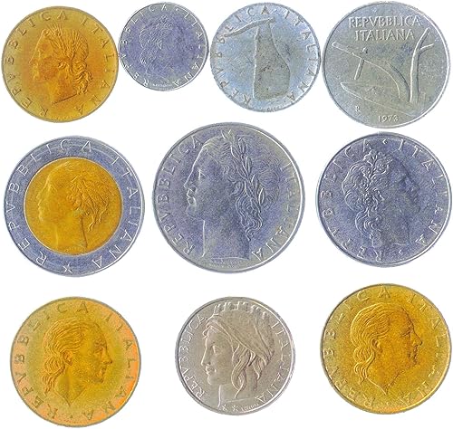 Miniatura 183 de Turquía 10 Monedas Mixtas Moneda Turca Antigua Kurus Bin Lira Desde 1957