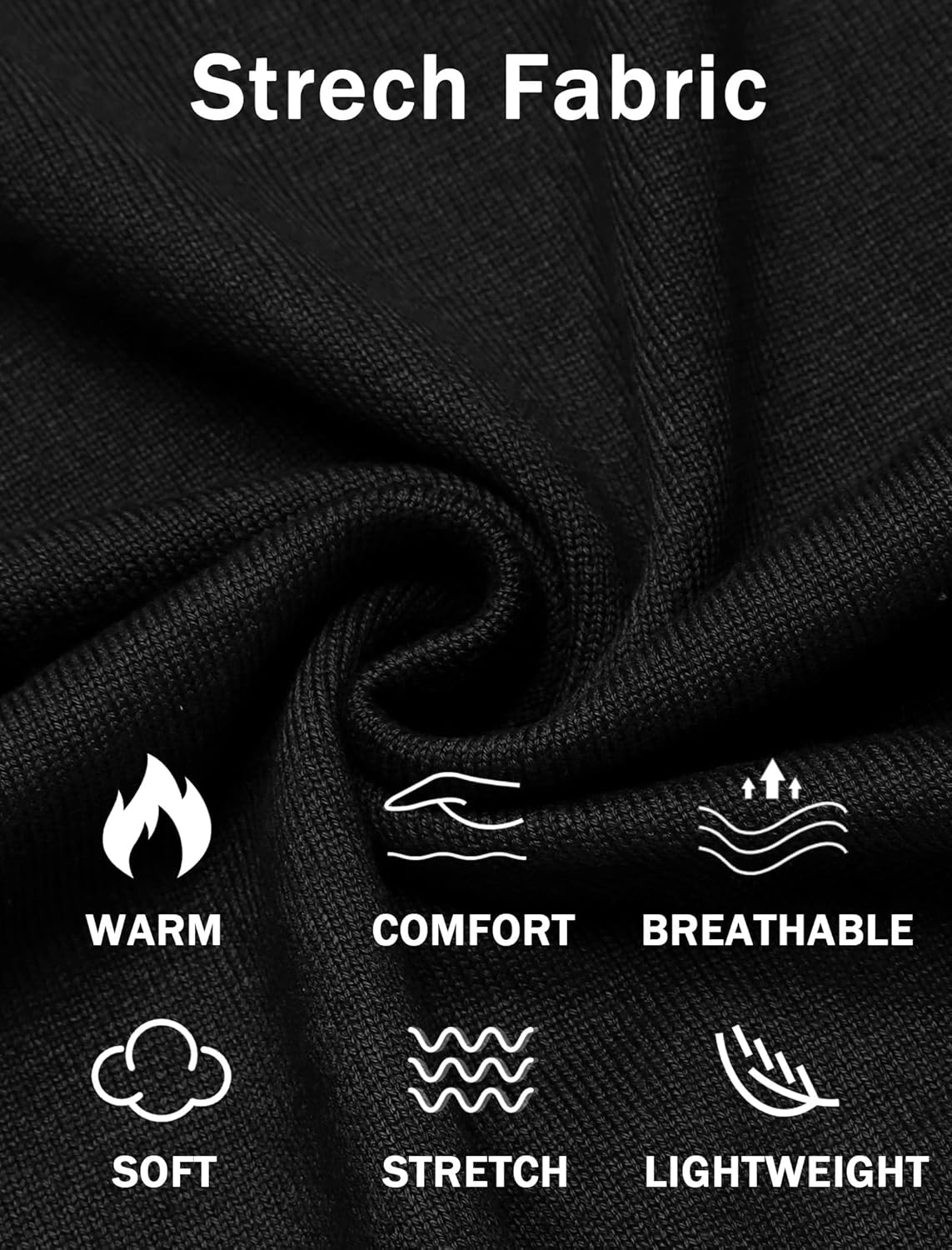 COOFANDY Men's Sleeveless Sweater Vest Lightweight V-Neck Cotton Vest Pullover - Image 6