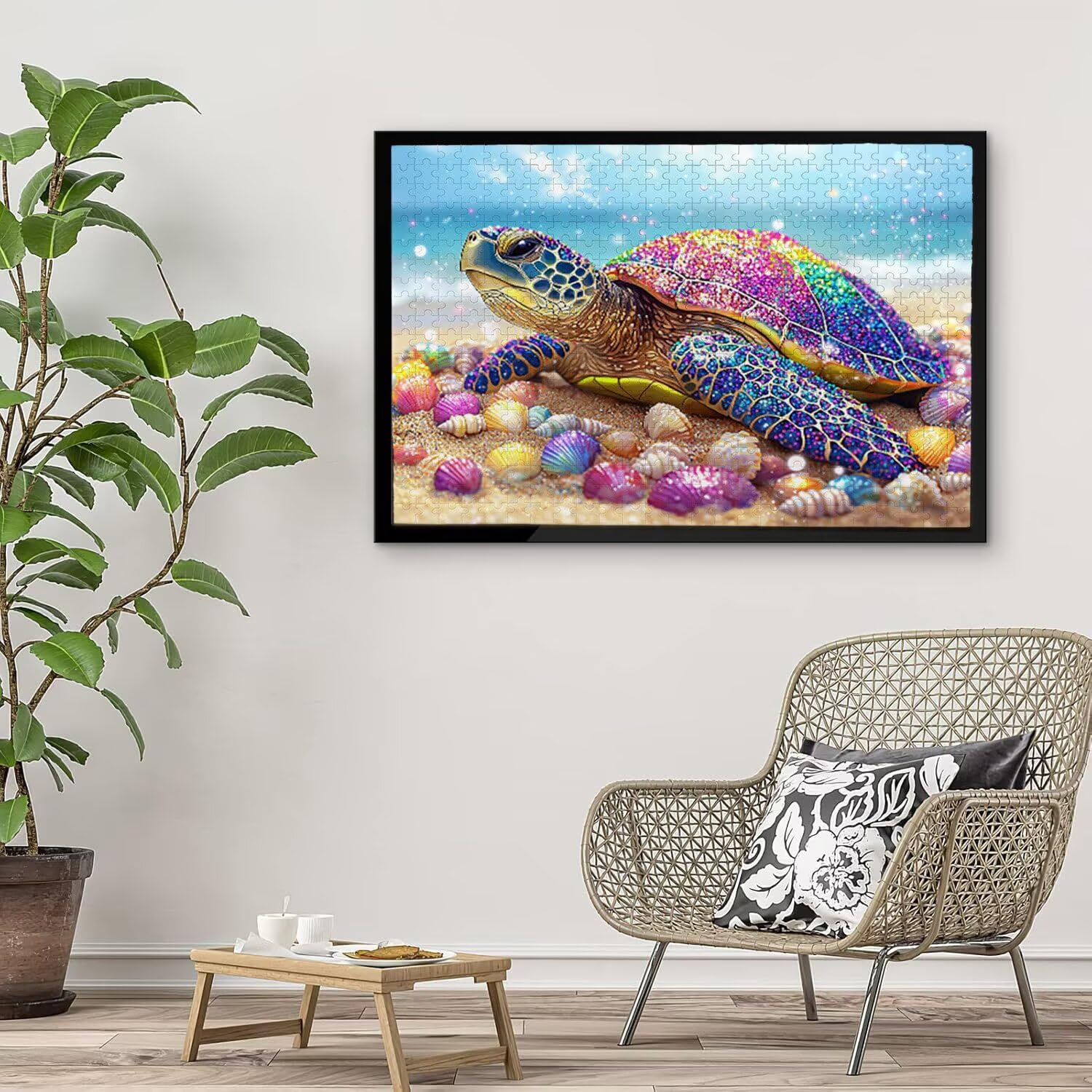 Puzzle in Legno per Adulti 5000 Pezzi | Spiaggia tartarughe| Giocattoli Educativi | Puzzle Adulti E Famiglie Decor | Dimensione Di 156x105cm | Regalo Adultis | Regali Natale (Formato: 62.4x42in) o-260