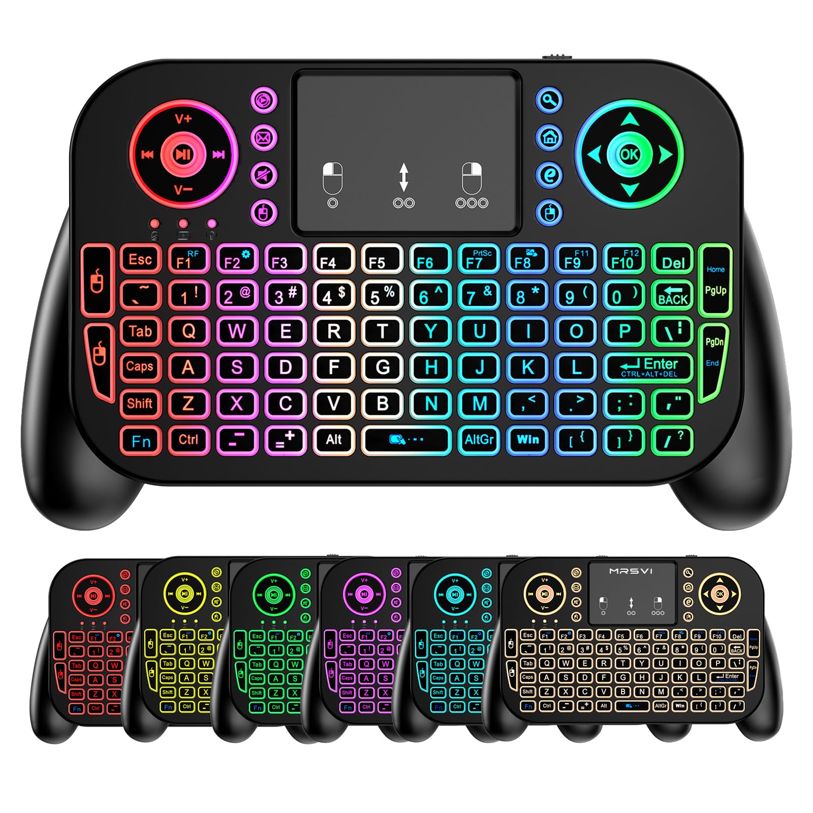 Amazon.com: MRSVI Mini Keyboard with Touchpad-2.4GHz & Bluetooth