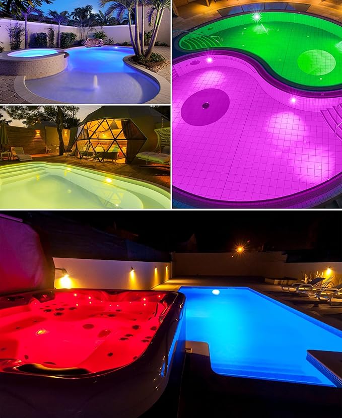 LanPool Luz LED Subacuática para Piscina con Control Remoto miniatura 7