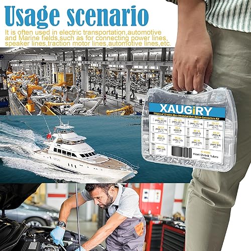 Miniatura 7 de Kit de conectores a tope no aislados BN0.5-BN100 para cableado de cobre puro AWG 8 6 4 2 10 sin aislamiento a tope conectores de crimpado de alambre