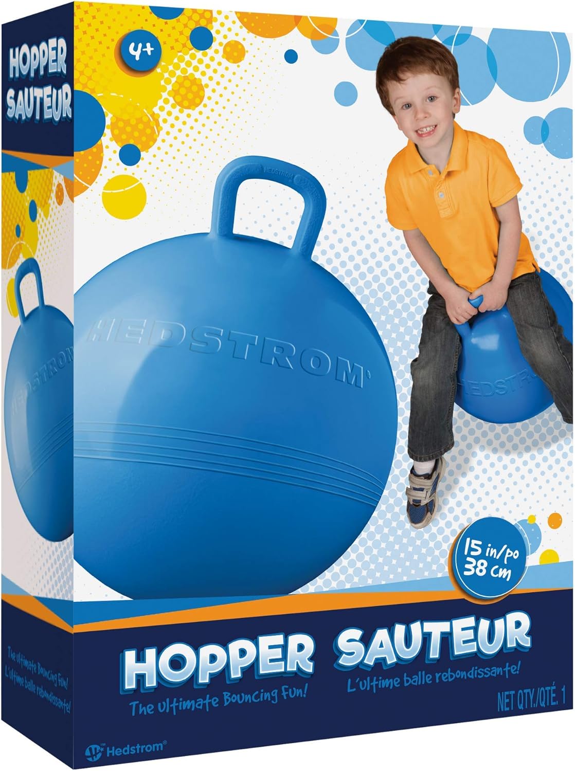 Hedstrom Blue 15" Hopper Ball : Toys & Games