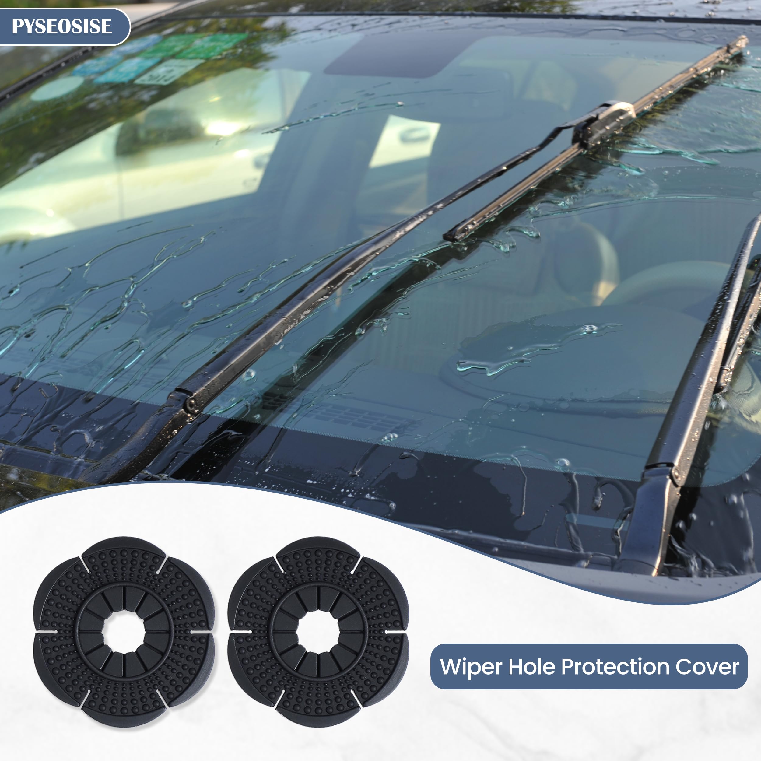 4 Coussinets Silicone Protection Bras D’essuie-glace – Universels, 88x73 Mm, Anti-débris Pour Voiture/camion