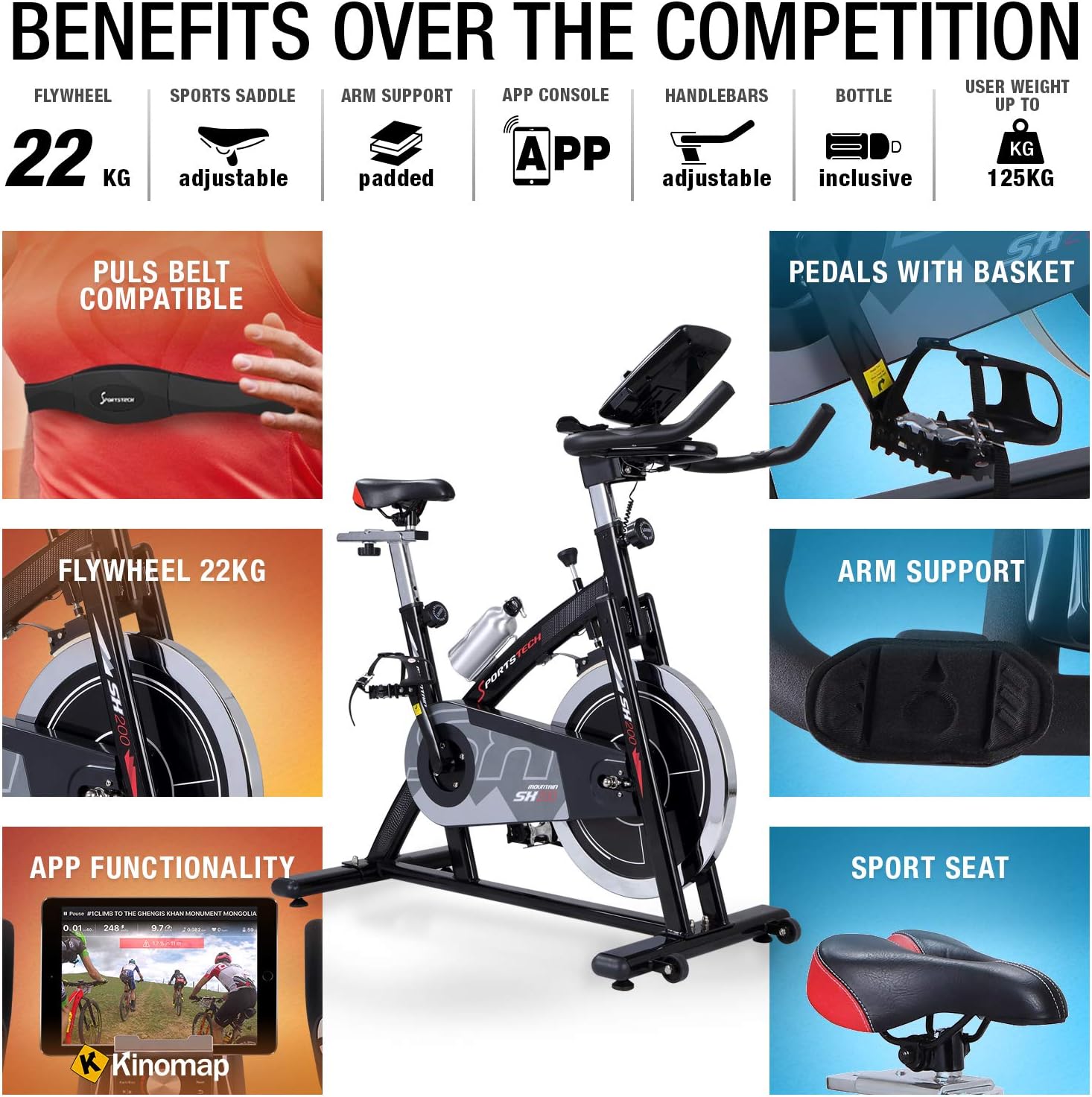 Flywheel Sportstech Professional Indoor Cycling Sx400 Sportstech