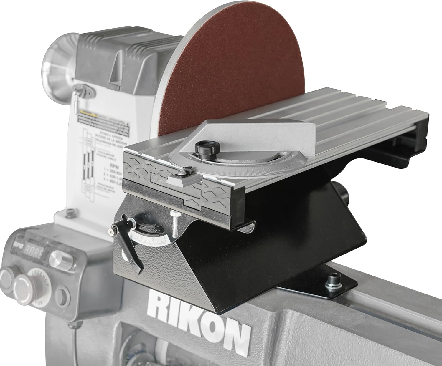 Lathe Mounted Disc Sander for 10 inch and 12 inch Woodtuning Lathe with Thread 1"X8TPI, Sanding Accessory, 9 inch Disc Sander.