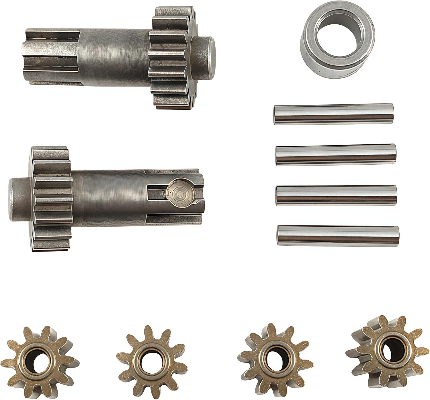 Steel Differential Planet Gear & Outdrives for Arrma 1/10 Granite/Mega/Senton/New Big Rock 3S BLX, and 1/8 Typhon 3S BLX RC Cars
