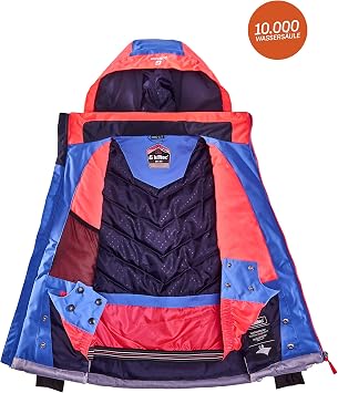 killtec Girls Snow Jacket Iolana Jr, Color:Electric Blue, Size:164