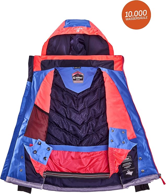 killtec Girls Snow Jacket Iolana Jr, Color:Electric Blue, Size:164
