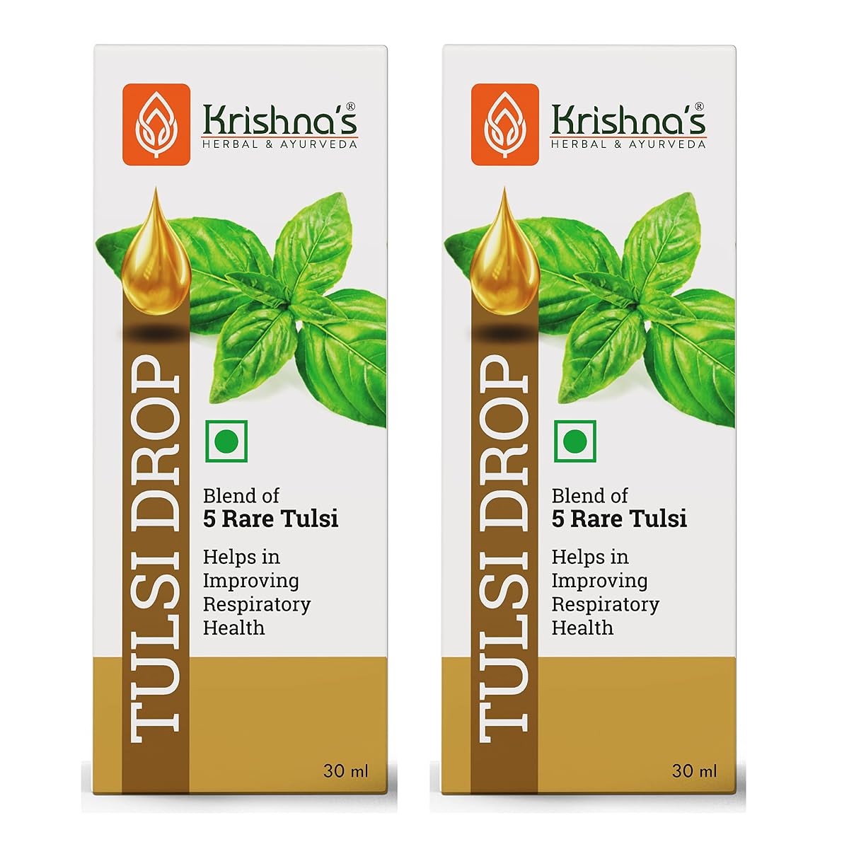 Krishna's Tulsi Drops- Concentrated Drops of 5 Rare Tulsi for Natural Immunity