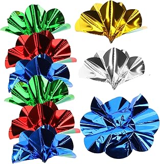 SAFIGLE 9pcs Flower Fire Wand Magician Metal Appearing Cane Flower Bouquet Accessories Hand Appearing Flowers Trick Flowers Kids Toy Flower Decors Pattern PVC Prop Flower Child