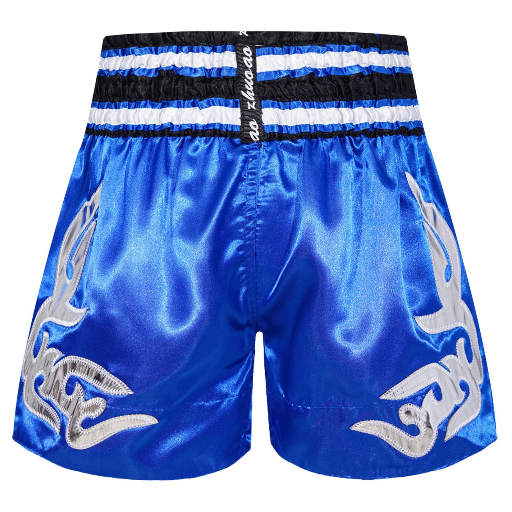 Runhomal Short de Boxe Combat Garcon Enfant MMA Kic-Boxing Fitness Training Fight Sport Kick Boxe Entraînement Grappling Muay Thai