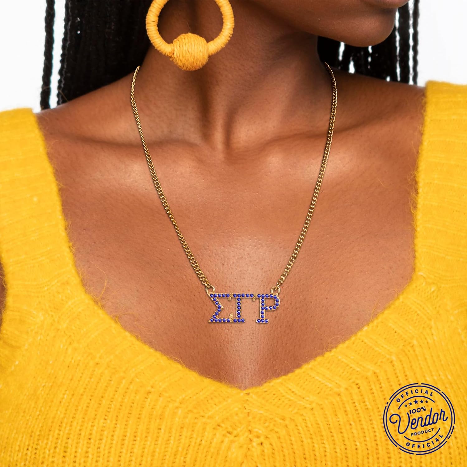 Bad Bananas BBGreek Sigma Gamma Rho Sorority Paraphernalia - Official Vendor - Necklace - Greek Letters - Image 8