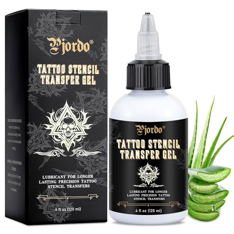 Gel de transferência para estêncil de tatuagem Pjordo