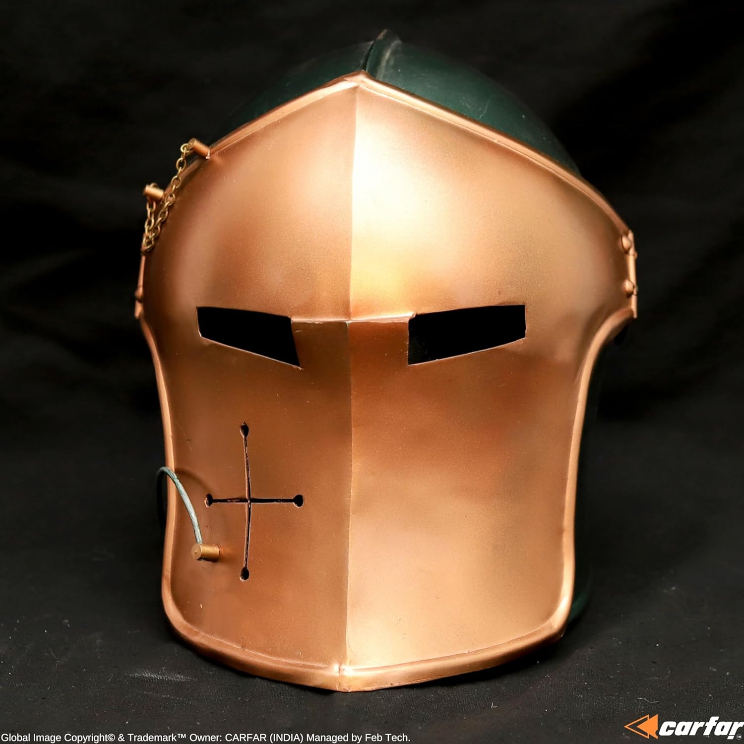 Full Size Wearable Medieval Armor Helmet | Hand-forged Authentic Steel Replica for Halloween Cosplay, LARP, Fair & Collectors