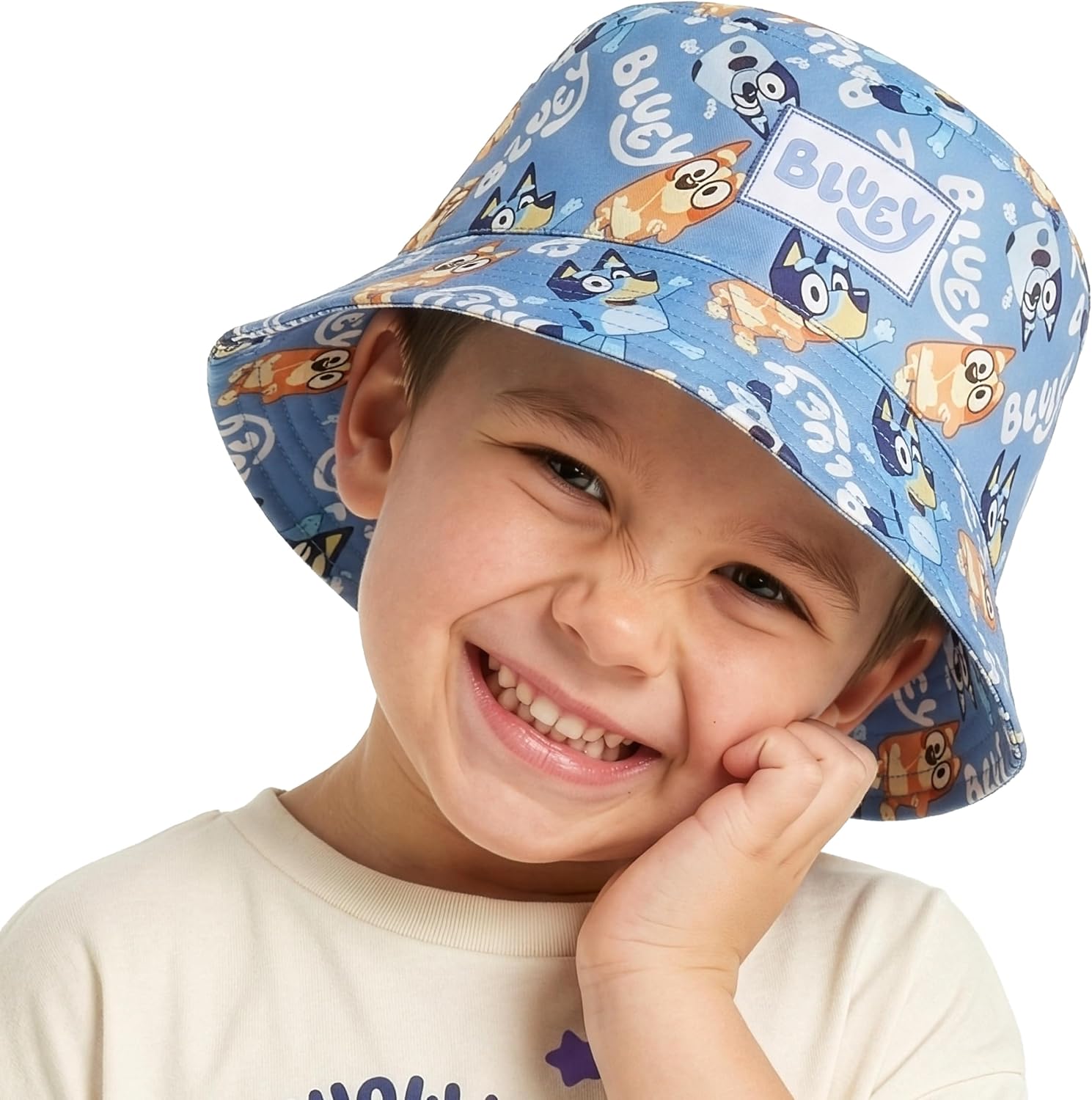 Bluey Bucket Hat, Bingo and Muffin Kids Hat, Boys Hats for Summer, Blue, One Size