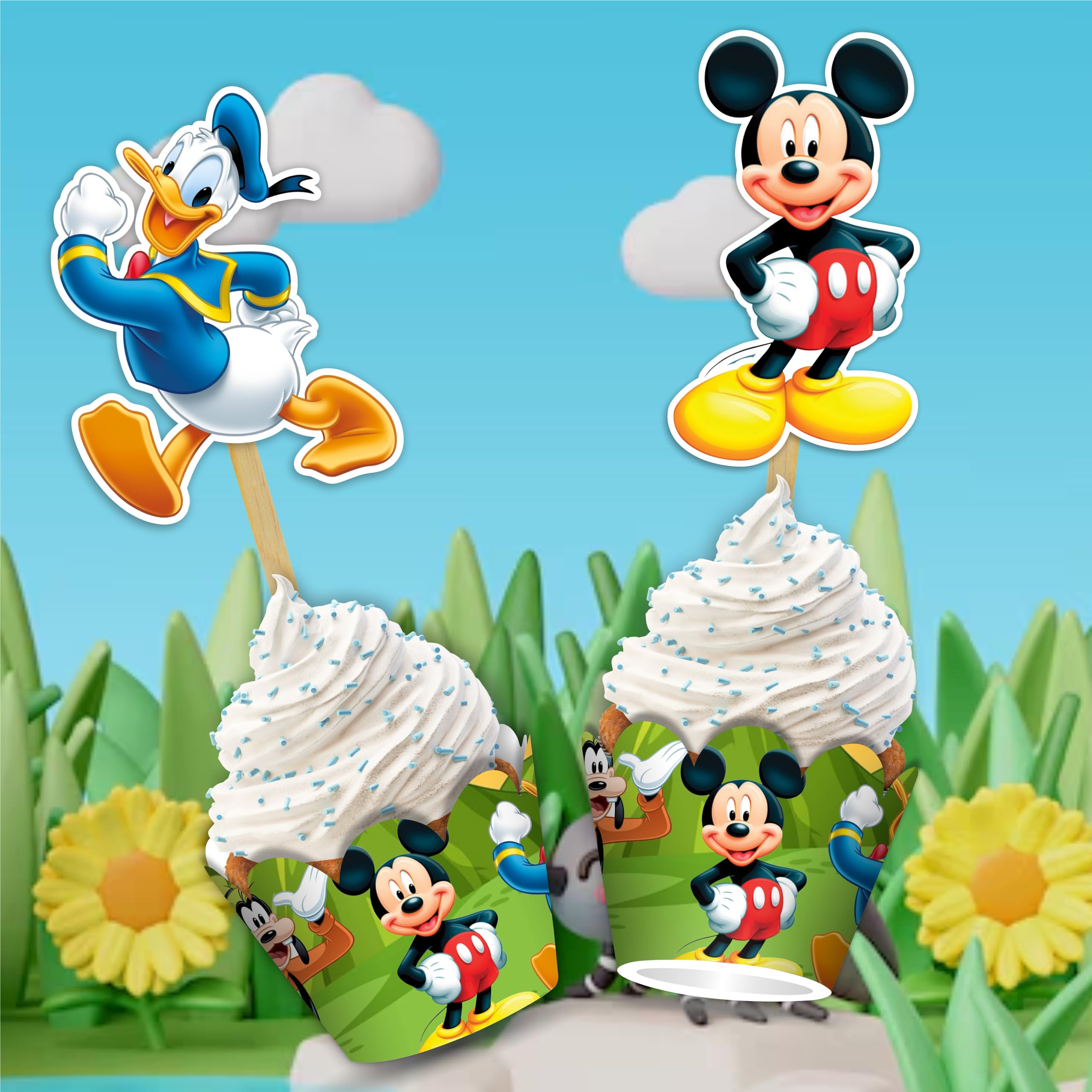 Seyal® Micky Mouse Cupcake Wrapper