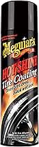 Meguiar's Hot Shine High Gloss Tire Coating, Give Tires a Deep Wet Shine and Long-Lasting Protection with an Advanced Self-Spreading Formula, 15 Oz Aerosol Spray Can