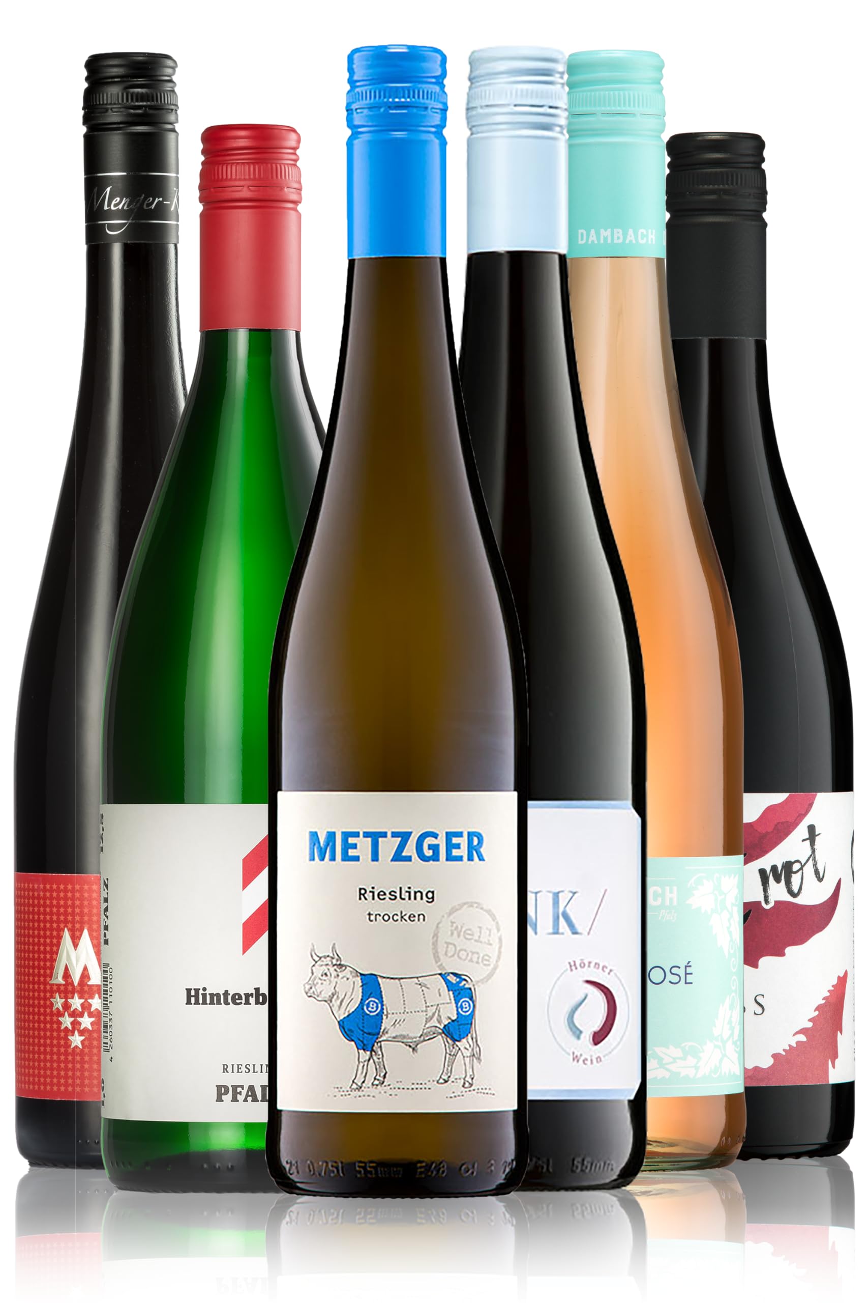 GEILE WEINE Weinpaket PFALZ (6 x 0,75) Bester Weißwein und Rotwein von Winzern der Pfalz