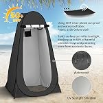 Pop Up Privacy Tent Shower Tent, Portable Camping Bathroom Toilet Tents, Changing Dressing Room Privacy Room for Camping Hiking Beach Sun Shelter Picnic Fishing Foldable with Carrying Bag