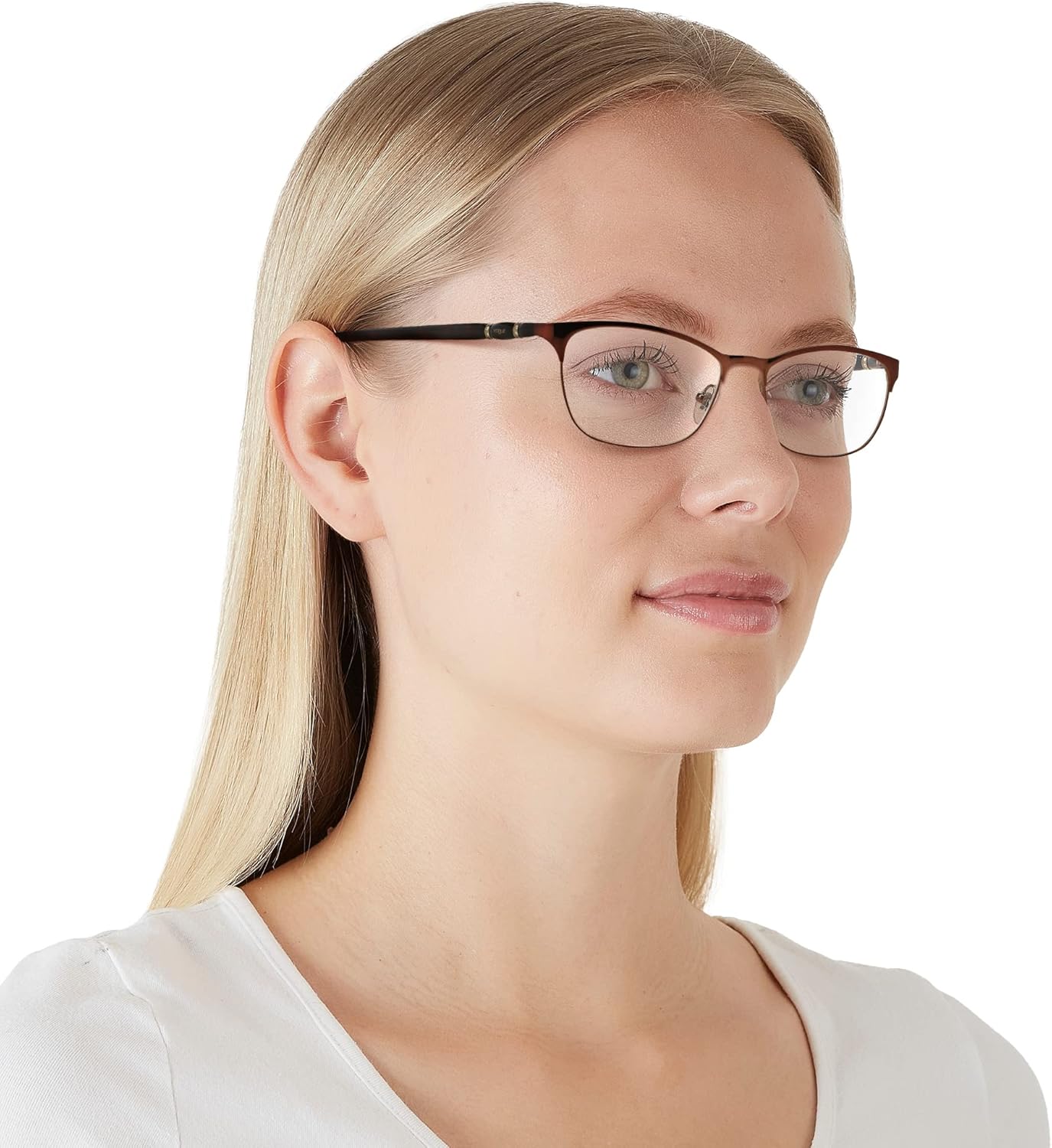 Vogue Eyewear Women's Vo3987b Cat Eye Prescription Eyeglass Frames Brown/Demo Lens 54 Millimeters image 7 of 7 B015VFT7ES