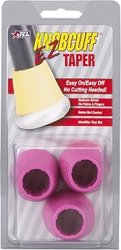 Markwort Knob Cuff Taper Grip-Pack of 3 Pink