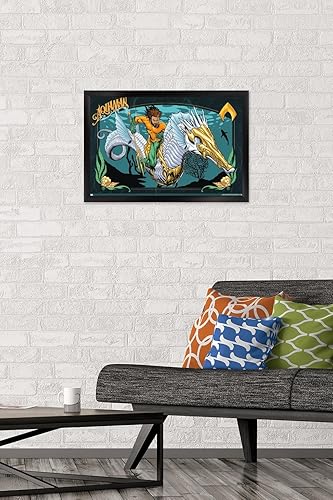 Miniatura 2 de Trends International DC Comics Movie Aquaman y el Reino Perdido - Póster de pared con ilustración de Aquaman, 14.72 x 22.37 pulgadas, versión