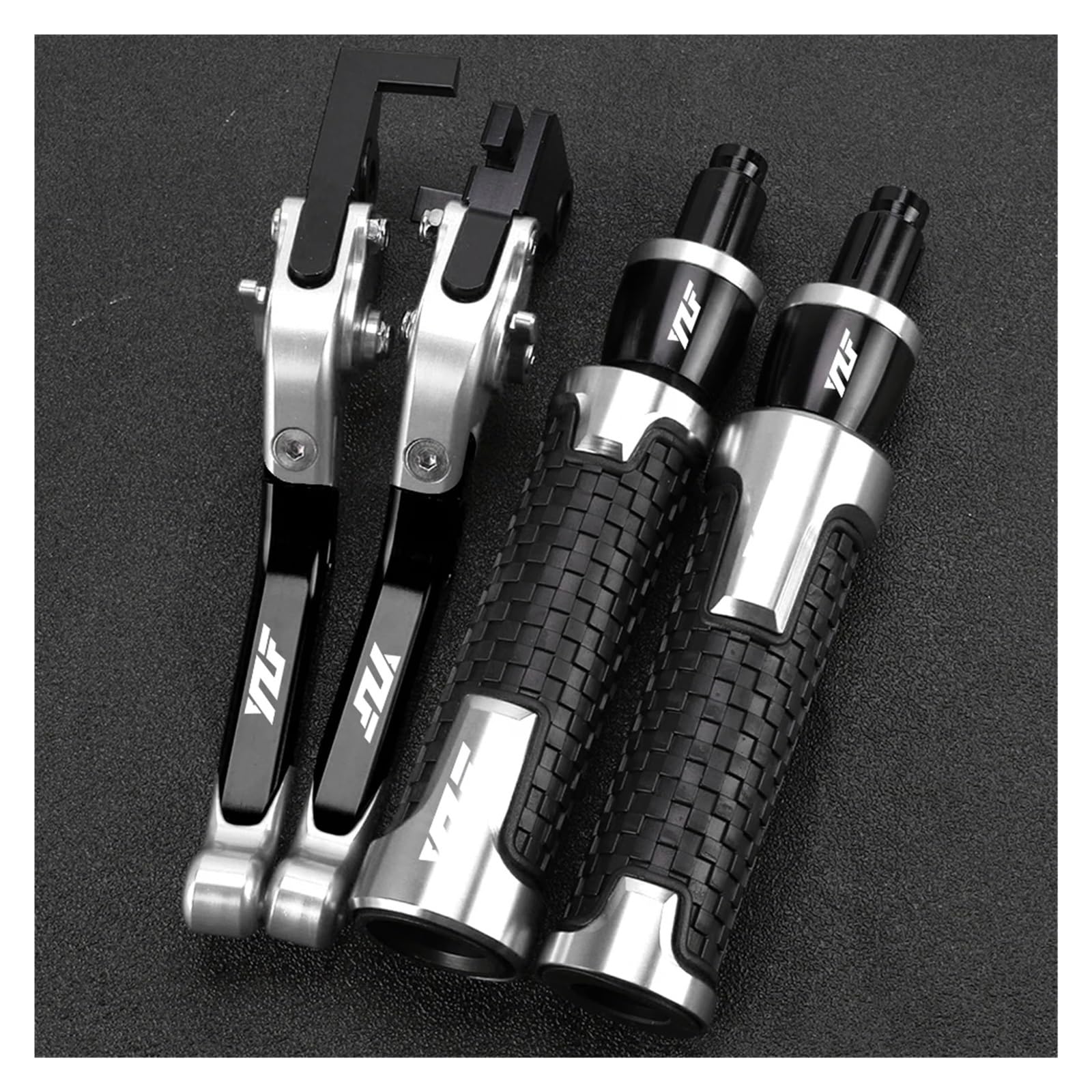 Fsjgbnhokvn Ee5 Motorcycle Brake Clutch Lever For Yzf-R1 Yzfr1 Yzf R1 R1m/R1s 2015-2024 Yzf R6 Yzf-R6 Yzfr6 2017-2024 Motorcycle Brake Clutch Levers Handlebar Grips(Ee5)
