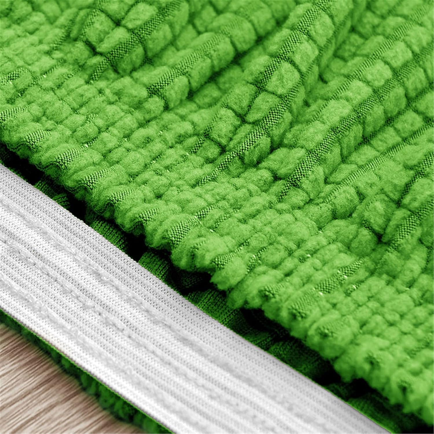 Wing Chair Slipcover Stretch, 2-Piece Wingback Chair Covers, Armchair Covers Wing Back Sofa Cover for Living Room (Green)