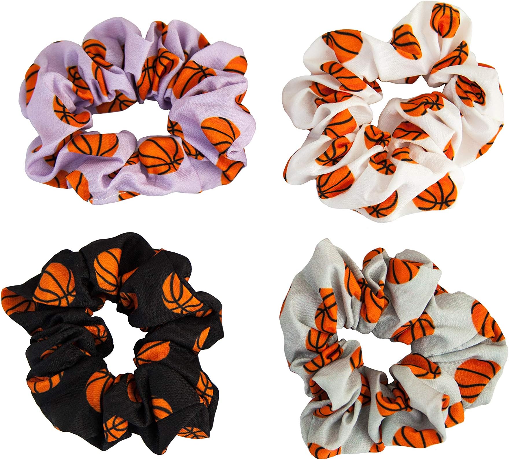 Happie Hare Scrunchies Cotton Rounds Elastic Hair Bands