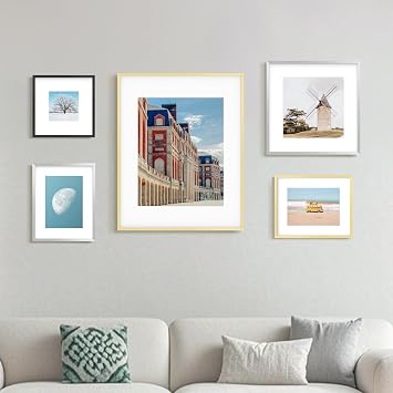 إطارات ملصقات من الألومنيوم المصقول مقاس 24x36 من FrameWorks بتصميم معدني مصقول حديث مع زجاج شبكي مقاوم للكسر، مثالية للملصقات والأعمال الفنية واللوحات وشاشات الحائط وديكور المنزل أو المكتب، أسود - عبوة واحدة