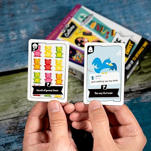 Miniatura 7 de Timeline Twist Pop Culture Edition - Prueba tu conocimiento cronológico! Juego de trivia cooperativo, divertido juego familiar para niños y adultos,
