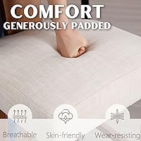 Vista 5 de Juego de 2 taburetes de bar de 30 pulgadas de altura de mostrador, taburetes de bar de cocina modernos con respaldo tapizado, taburetes de isla