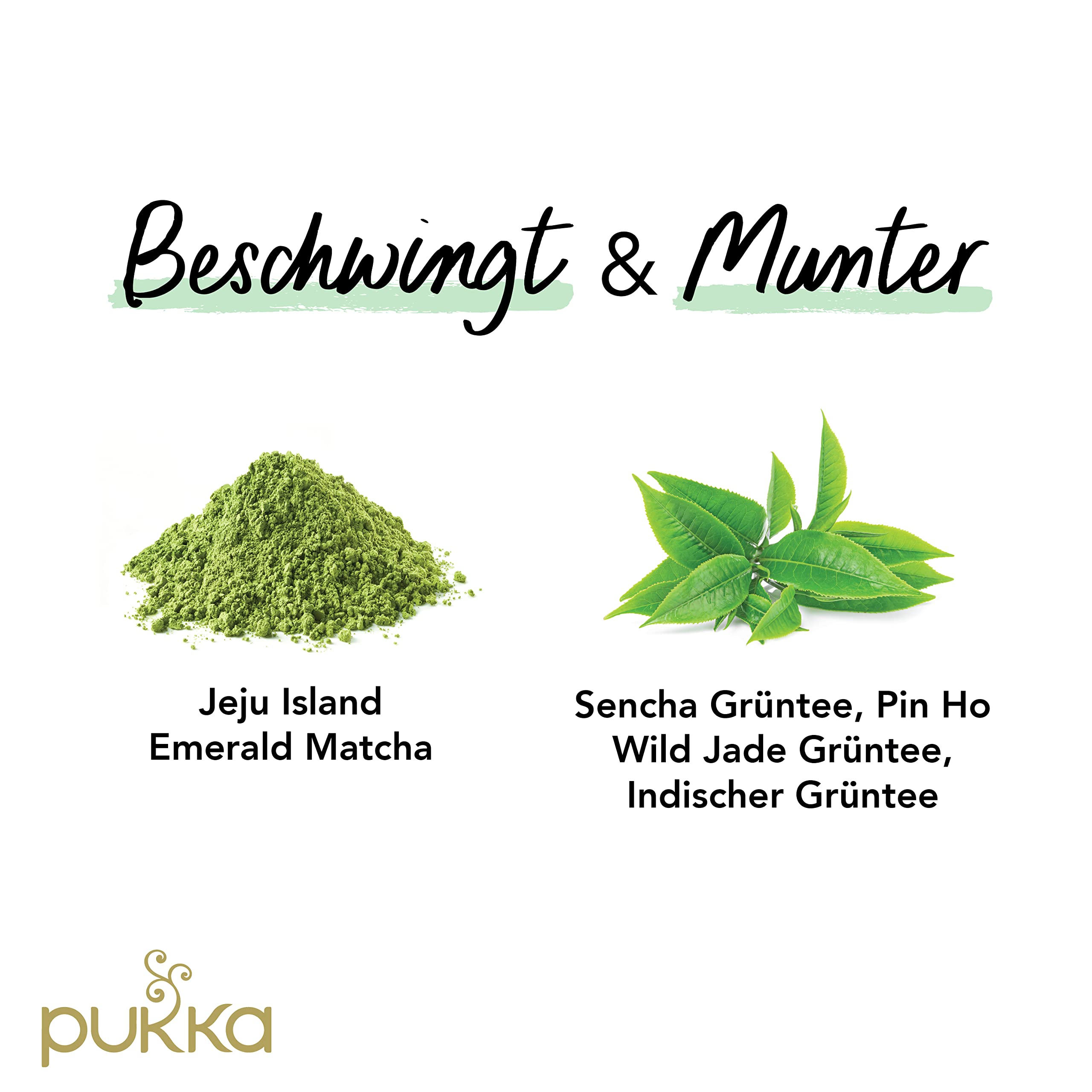 Pukka Tee Set, Bio-Grüntee " Surpreme Matcha Green", Grüner Tee, Matcha, Für grünen Schwung in deinem Alltag, 4er Pack, 80 Teebeutel