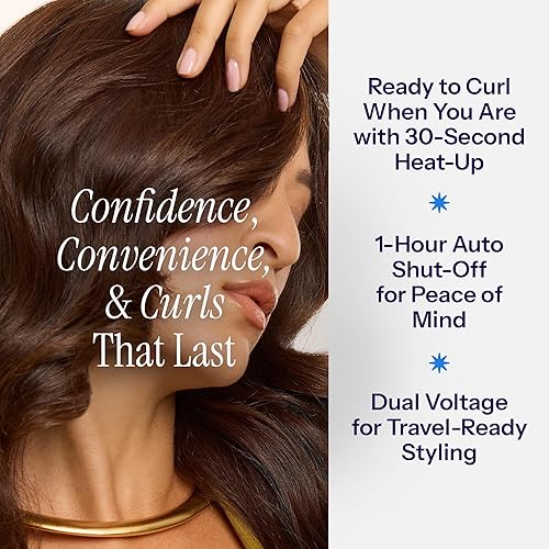 Miniatura 4 de HOT TOOLS Pro Artist Nano Ceramic Curling Iron/Wand | For Smooth, Shiny Hair (1-1/4” in)