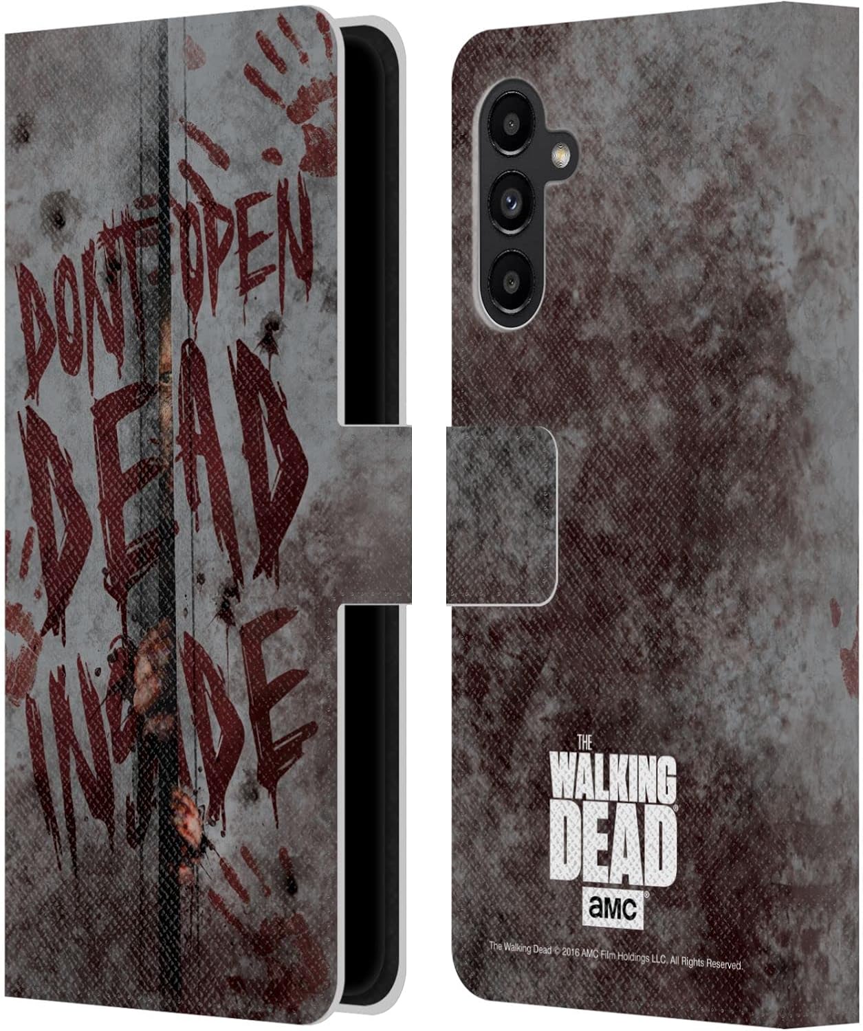 Head Case Designs Officially Licensed AMC The Walking Dead Daryl Typography Leather Book Wallet Case Cover Compatible with Samsung Galaxy A13 5G (2021)