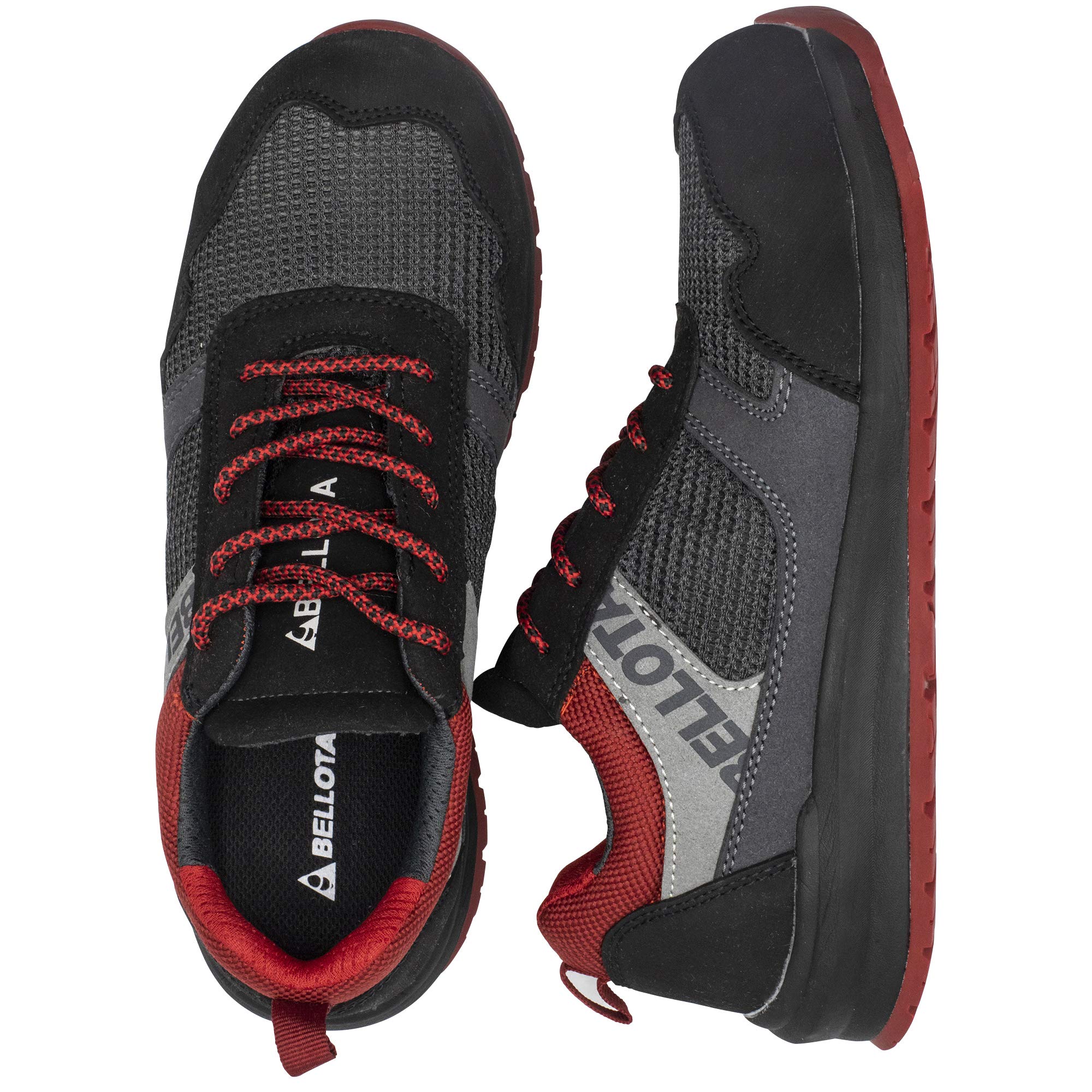 Bellota 72350BR42S1P - Zapatos de Seguridad de Hombre y Mujer Street (Talla 42) de Rejilla Transpirable con Microfibra Transpirable y Suela Extra Cómoda