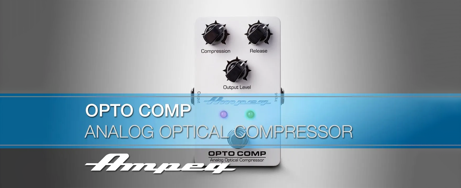 Ampeg OPTO COMP アナログオプティカルコンプレッサー Quick Hit: Ampeg Opto Comp Review - Premier Guitar