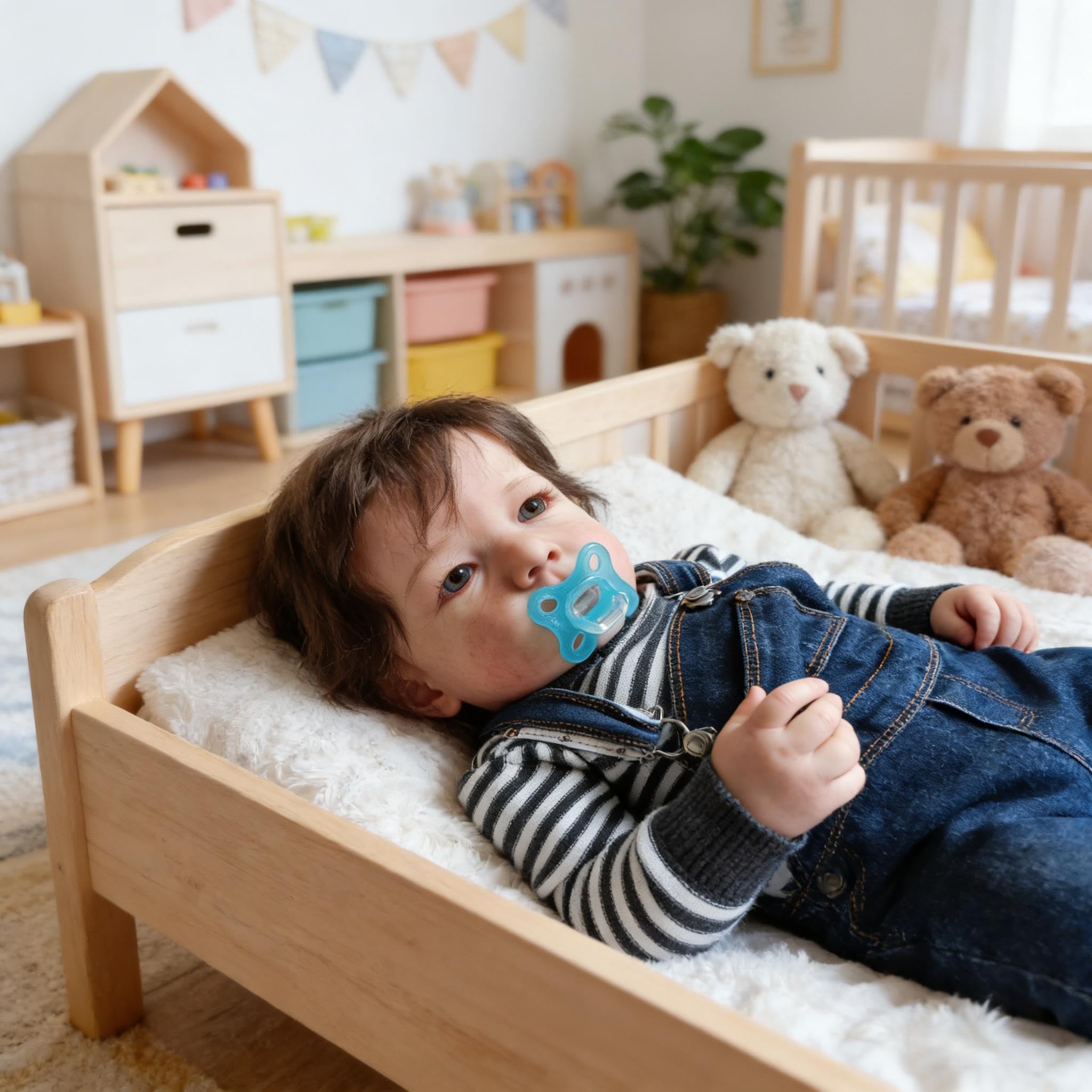 Realistyczne lalki Reborn Baby Dolls silikonowe na całe ciało, chłopiec, 50 cm, anatomicznie poprawne, miękkie winylowe lalki dla niemowląt, realistyczna lalka noworodka z akcesoriami do