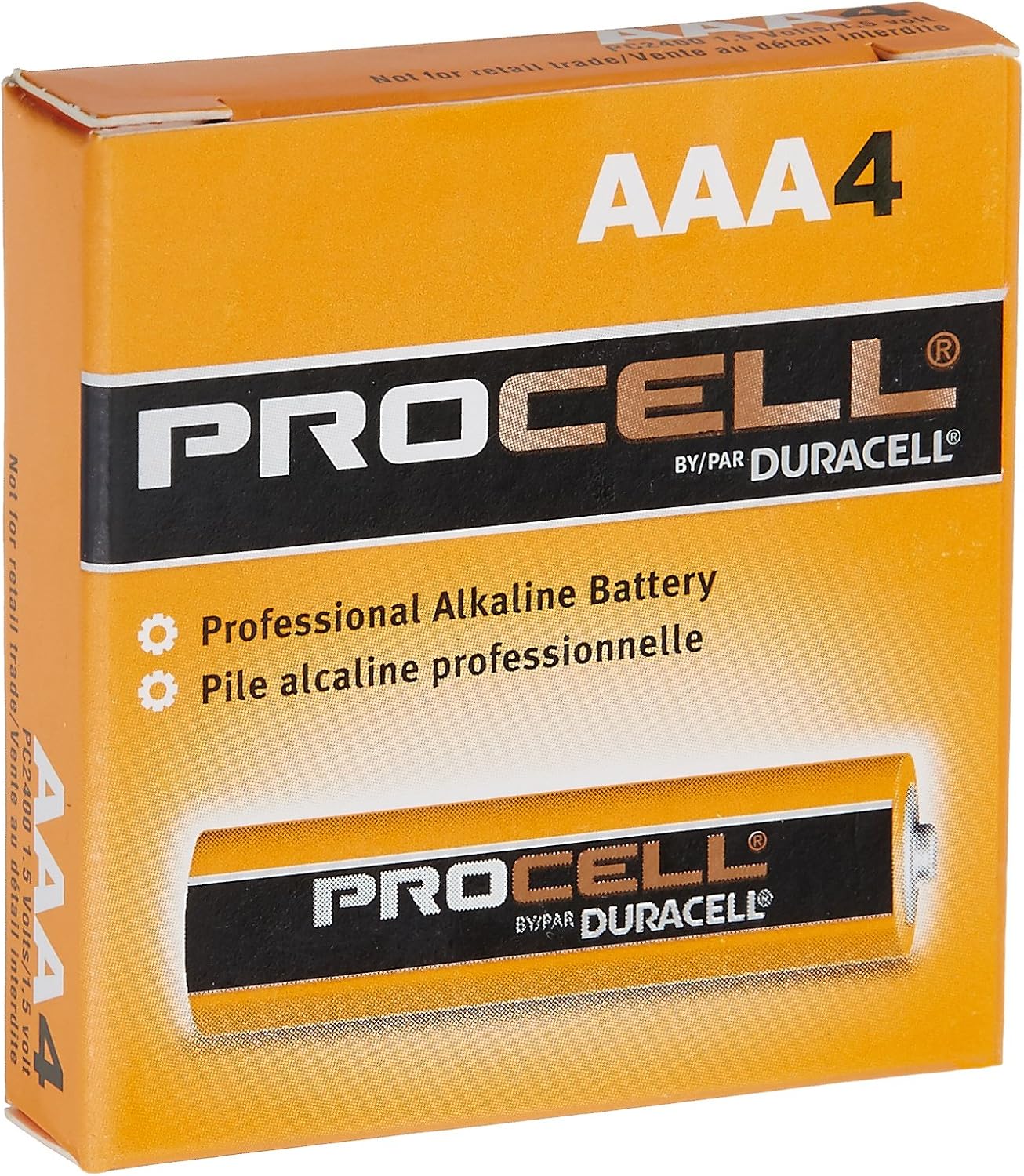 DRCPC2400BKD - Procell Industrial Batteries AAA-Cell Alkaline